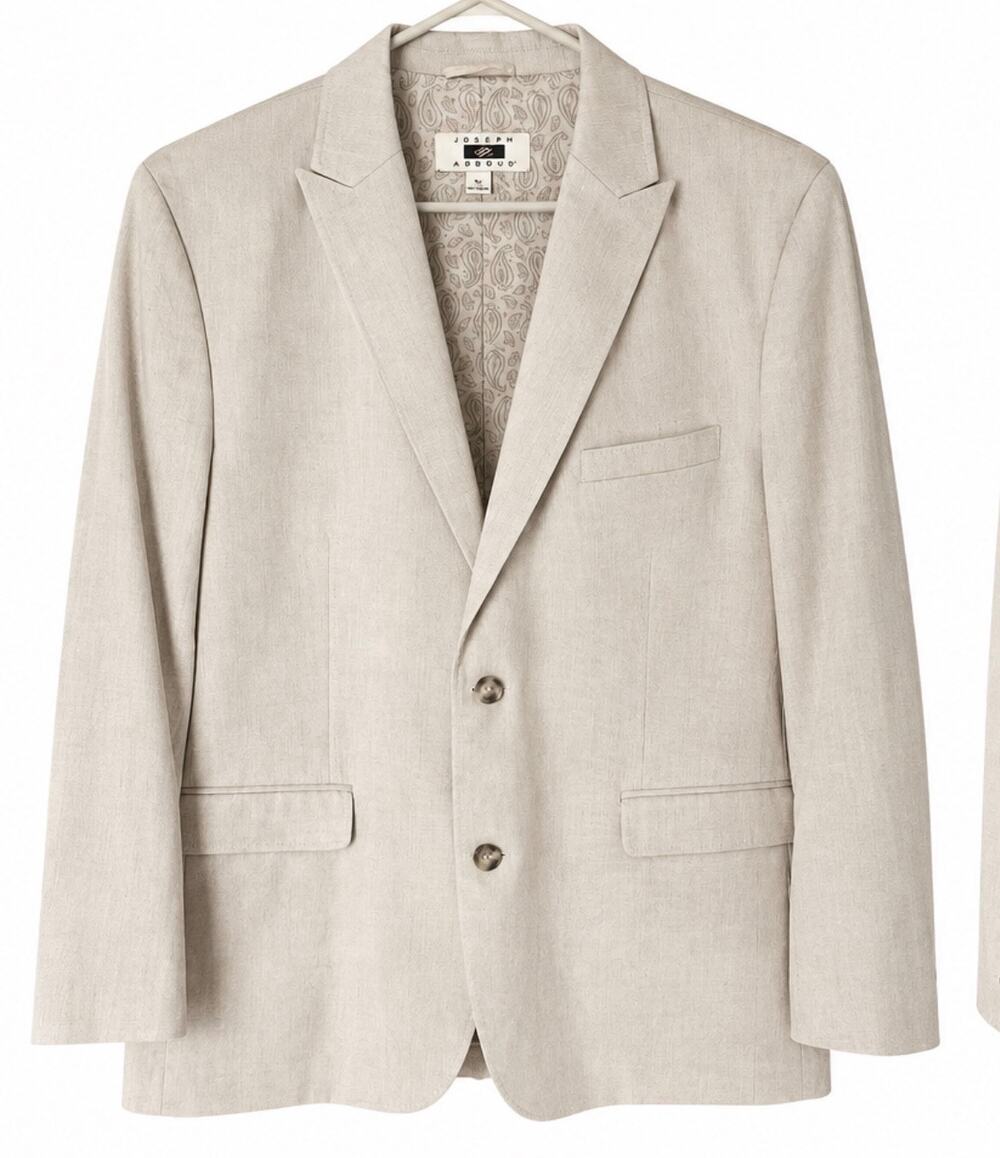 Joseph Abboud Men's Beige Tan Blazer Jacket